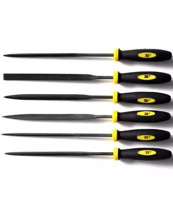 Needle%20File%20Set,%206%20Pieces%20Hand%20Metal%20Files,%20Hardened%20Alloy%20Strength%20Steel%20Set%20Includes%20Flat,%20Flat%20Warding,%20Square,%20Triangular,%20Round,%20and%20Half-Round%20File%20-%20Image%203