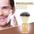 Men's Shaving Brush with Wood Handle Nylon for Men Beard Professional Barber Face Cleaning Razor Shaving Brush Tool. 