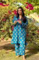 Bindi Style 2-Piece Block Printed Ready-to-Wear Dress for Women. 