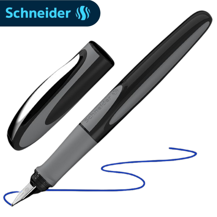 Schneider%20Ray%20Fountain%20Pen%20-%20High-quality%20stainless%20steel%20nib%20M+%20with%20iridium%20tip,%20Suitable%20for%20Standard%20ink%20Cartridge,%20Converter%20Separately%20available,%20not%20included%20in%20pack,%20Ideal%20for%20Students%20and%20Professionals%20-%20Image%202