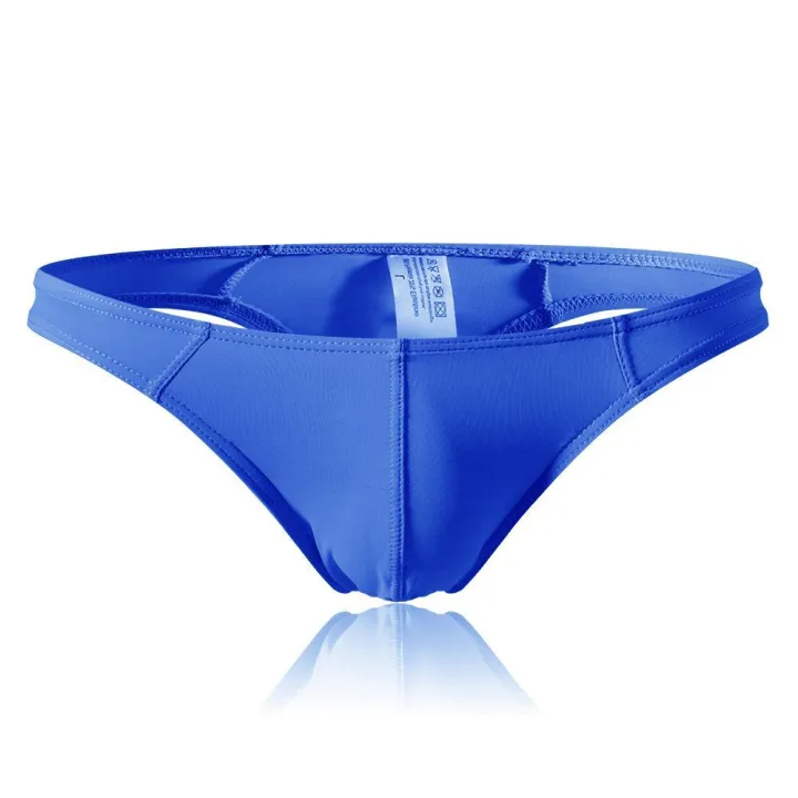 Underwear%20Pure%20Color%20Ice%20Silk%20Breathable%20U%20Convex%20Thong%20for%20Men%20-%20Image%204