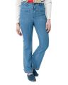 Light Blue Flared Fit Palazzo Jeans for Women - MD-048-A. 