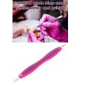 Pack of 2 Double Sided Nail Cuticle Pusher And Remover Dead Skin Trimmer Manicure Pedicure Tool. 