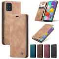 CaseMe High Quality Retro Magnetic Flip Leather Case for Samsung Galaxy S25 S24 S23 S22 S21 S20 Ultra FE S10 S9 S8 Plus S7 Edge Phone Coque. 