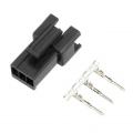 10Pcs/set - JST-SM 3 Pin 2.54mm pitch connector (male) with pins. 