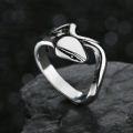 Gothic Retro Silver Snake Skeleton Dragon Rings Women Men Fashion Jewelry Punk Rock Gifts Creative Design Wedding Party Ring. 