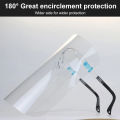 1/2PCS Anti-splash Face Shield Transparent Goggles Screen Mask Visor Eye Protection Glasses Anti-fog Protective Face Mask. 