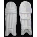 Cricket Batting Pads-White. 