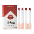HNADAIYAN 4 Pcs Little Small Smoke Tube Cigarettes Lipstick Lip Gloss Lipstick Matte Lipstick Set Long Lasting 24 Hours. 