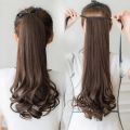 RHS Online Drawstring Curly Wig Ponytail Heat Resistant Hairpieces Natural Clip In Hair Extensions. 