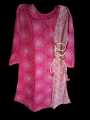 Linen Side Net Desgin Kurti. 