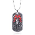 Midy Game Metro Exodus 2033 Necklace Pendants Classic Dog Tag Metal Choker Women Men Jewelry Accessories. 