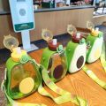 600ml Newest Super Cute Avocado Straw Plastic Water Bottle for School Kids Children Outdoor Portable Strap Summer Sports Water Bottle. 