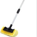 Solar Panel Washing Brush with extendable Aluminum Pole and Water Inlet - IMPORTED. 