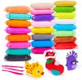 6 pcs clay for kids (china meti) 8D modeling clay for kids slime clay/ Best Modelling Clay for Kids. 