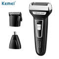 3 in 1 Rechargeable Shaving Machine for Men – Beard Trimmer, Hair Clipper & Facial Shaver with Precision Beard Shaping Tool. 