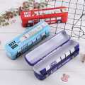 Beautiful Cute Characters Geometry Box Cartoon Themed Stationery Pouches For Kids. 