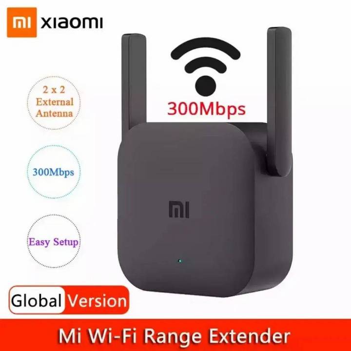 Mi WiFi Extender Pro 300M 2.4G WiFi Amplifier with 2 Antenna - Global Version