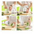 Handy Press Chop Onion Vegetable Chopper Cutter with Stainless Steel Cutting Knife Kitchen Gadget. 