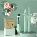Baby Ear Cleaner Ear Wax Removal Tool Kit Infant Earpick With Led Light Ear Tweezers Flashlight Nose Clip. 