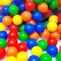 Soft Plastic Balls 50 Pcs Set - Multicolor Plastic Play Ocean Balls Toys Tents and Pools For both Girls & Boys.. 