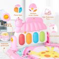 Baby's 3-in-1 Playful Piano Gym & Fitness Mat for Newborns and Toddlers. 