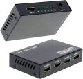 HDMI Splitter 1 in 4 Out -4K Hdmi Splitter 1x4 Ports v1.4 Powered 4K/2K Full Ultra HD 1080p US Adapter 3D Support. 