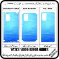 Tecno SPARK 4 Lite Back Sheet Jelly Film Anti-stain Wrap Cover Skin lamination (360, Back With Side, Only Back)(GLT-Blue). 