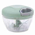 EOTIA Food Processor Manual Shredder Vegetable HAND Cutter Chopper 2 blades, High Quality Vegetable Twist Shredder Hand Pull Garlic Cutter Manual Garlic Chopper Garlic Cutter.. 