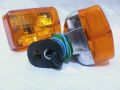 INDICATOR HONDA CD70 AND HONDA CG125 1998 MODEL SQUARE IN PLASTIC 2PCS - FALKIN. 