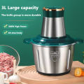 Chopper Machine Electric - Chopper Machine - Food Processor - Chopper Machine Meat - Grinder Machine For Kitchen - Grinder Machine Electric - Multifunctional Food Processor - Steal Meat Grinder - Meat Grinder Machine Electric. 