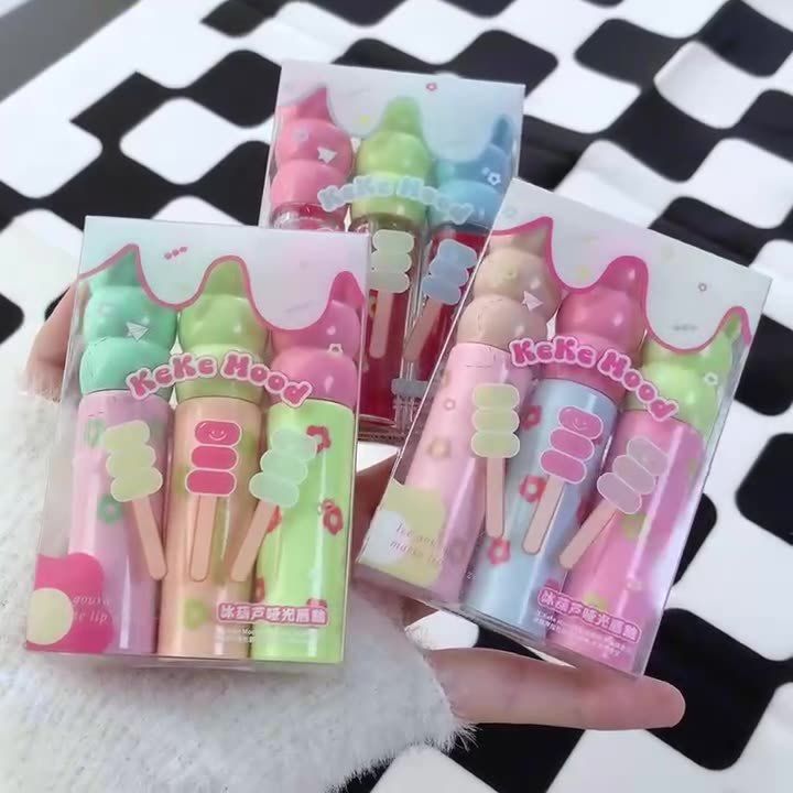 kekemood rock sugar gourd lip glaze velvet matte lip clay pure desire plain makeup white lipstick cross-border wholesale
