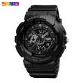 SKMEI Sports Fashion Digital Chronograph Dual Display Alarm 50M Waterproof EL Light Watches For Women Kids 1689. 