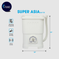 Super Asia Washing Machine SA-110, 1 KG Washing Capacity Baby Washer, Rust and Shock Proof Plastic Body, Buzzer Bell, 5 Year Warranty. 