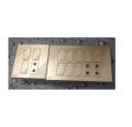 8-Gang ECM Metal Switch Board with 2 Sockets. 