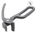 Pizza Pan Gripper Black Colour - Heavy Duty Cast Aluminum Anti-Scald Baking Pan Gripper for Deep Pizza Pans, Strong Clamp Holder for Hot Dish, Plate, Bowl, and Pizza Oven. 