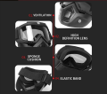 Strom Trooper Clarity Guard MotoVisor Detachable Riding Goggles Moto Mask Removable Face Guard. 