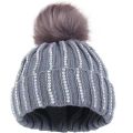 Baby Knitting Wool Hemming Hat Keep Warm Winter Hairball Pom Ball Cap. 