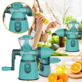 Multi-Function Vegetable and Fruit Juicer, Creative Manual Fruit Juicer, 2 in 1 Manual Juicer and Ice Cream Maker.. 