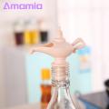 Oil Dispenser Genie Lamp Silicone Olive Oil Pour Spout Dispenser for Vinegar Wine Bottles Leak-proof Automatic Opening Closing Spout for Kitchen Cooking Drip-free Oil Pourer. 