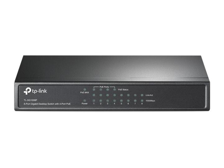 Tplink%208-Port%20Gigabit%20Desktop%20Switch%20with%204-Port%20PoE%20TL-SG1008P%20-%20Image%204