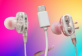 Type c Headphone with Mic Sport Ear Hook Super Bass Music Earphone Handsfree. 