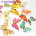Amamia 3D Stickers Clear Texture Realistic 3D Pattern Butterfly Wall Stickers. 