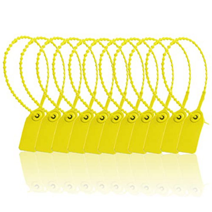 100 PCS Plastic Tamper Seals Disposable Self Locking Signage For Fire Extinguisher,Shipping,250mm E