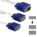 VGA Y Cable (1 Male VGA to 2 Female VGA Ports) - VGA Splitter Cable. 