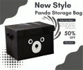 Panda Design Folding Storage Bins Quilt Basket Kid Toys Organizer Storage Boxes For Kids Clothing Wardrobe Storage Basket Box Cabinet Toys Storage Bins Wardrobe Storage Bags 1 Piece Collapsible Panda Box Toys Organizer With Lid For Kids Playroom. 