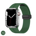 49mm/ 45mm/ 44mm/42mm Apple Watch Magnetic Leather Lock Straps Bands for  Soft Silicone Sports Band by KALIBER. 