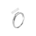 Light Sculpted I Love You Rings For Couples. 