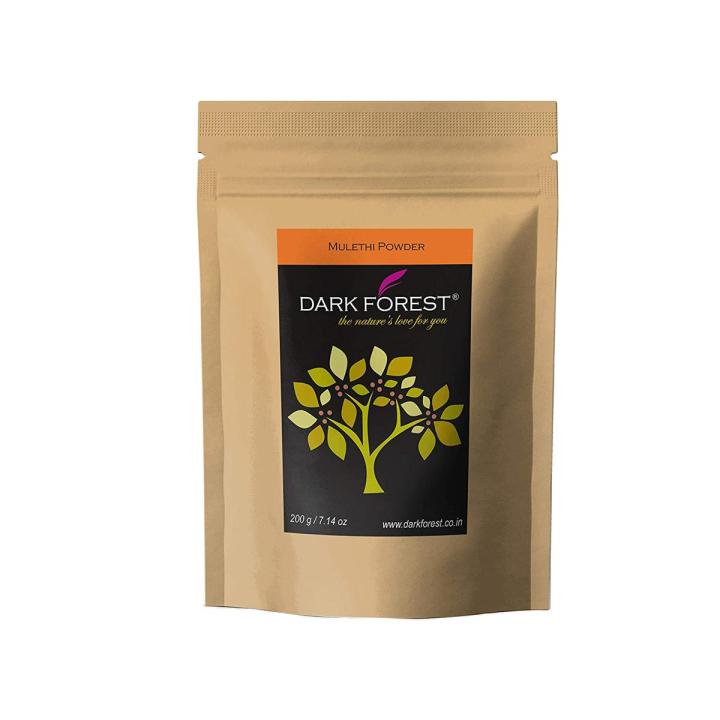 Mulethi | Licorice | Liquorice | Glycyrrhiza Glabra | Yashtimadhu Powder | - 100g by Dark Forest