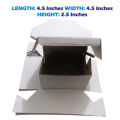 3-PLY White Hard Card Ecommerece Packing Boxes Size In Inches (4.5x4.5x2.5) For Shipment & Courier Pack Of 10, 20, 30, 40, 50 Boxes.. 